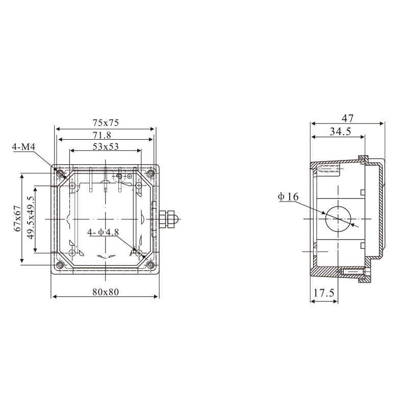 D Type Junction Box